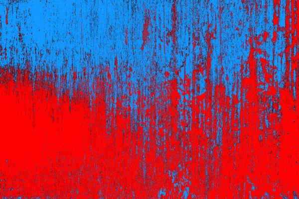 Neon Piros Kék Színű Grunge Fal Textúra Háttér — Stock Fotó