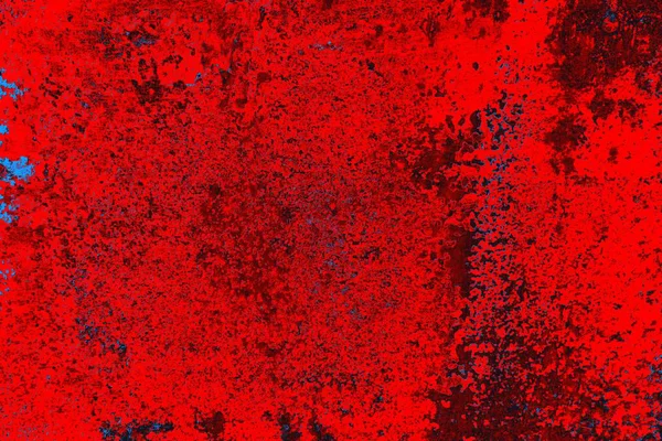 Parlak kırmızı ve mavi renkli grunge duvar dokusu arkaplanı