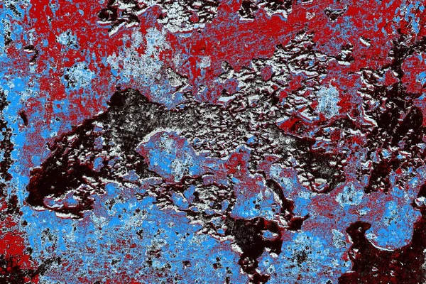 Dökülen boya paslı metal dokusu