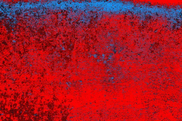 Crimson Rood Blauw Gekleurde Grunge Muur Textuur Achtergrond — Stockfoto