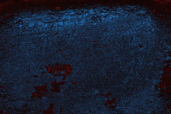 Koyu renkli ses, çatlak ve arkaplanı su sıçratan grunge duvar dokusu