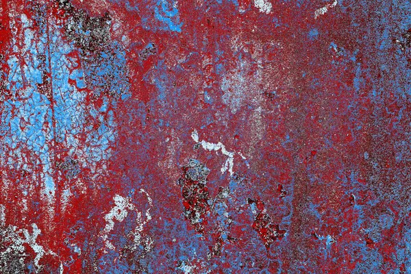 Dökülen boya paslı metal dokusu