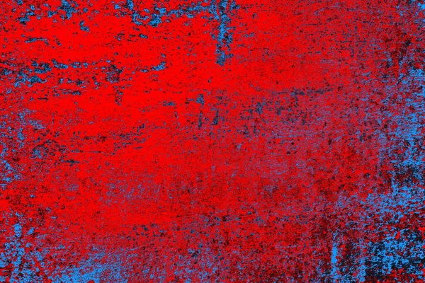 Kırmızı ve mavi renkli grunge duvar dokusu arkaplanı