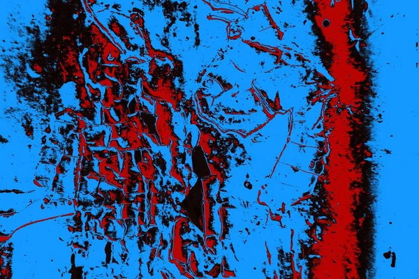 Çizik ve çatlaklarla metal doku