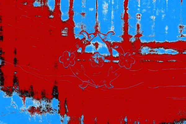 Çizik ve çatlaklarla metal doku