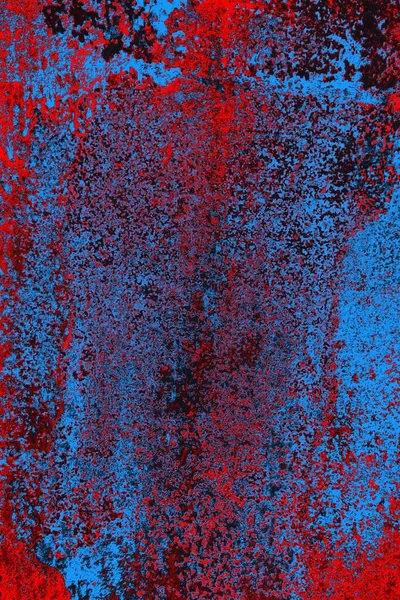 Strălucitoare Roșu Albastru Culoare Grunge Perete Textura Fundal — Fotografie, imagine de stoc