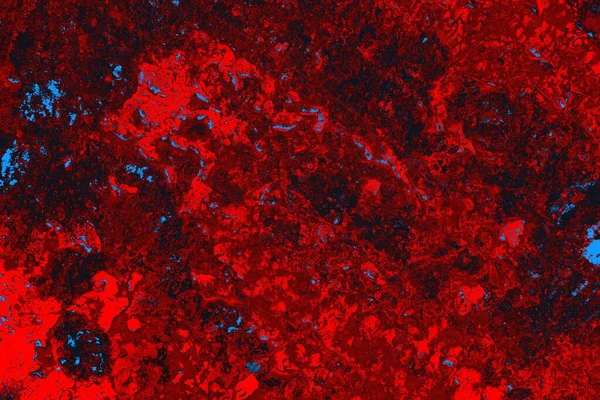 Neon kırmızı ve mavi renkli grunge duvar dokusu arkaplanı