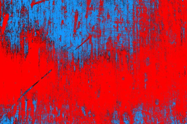 Neon kırmızı ve mavi renkli grunge duvar dokusu arkaplanı