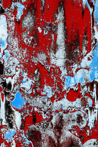 Dökülen boya paslı metal dokusu