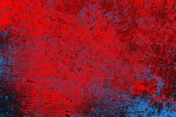 Kırmızı ve mavi renkli grunge duvar dokusu arkaplanı