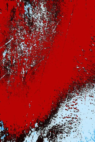 kırmızı mavi ve siyah duvar dokusu ve soyulmuş eski boya. 