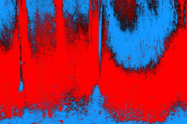 Kırmızı ve mavi renkli grunge duvar dokusu arkaplanı