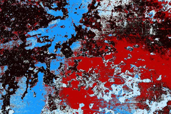 Çizik ve çatlaklarla metal doku