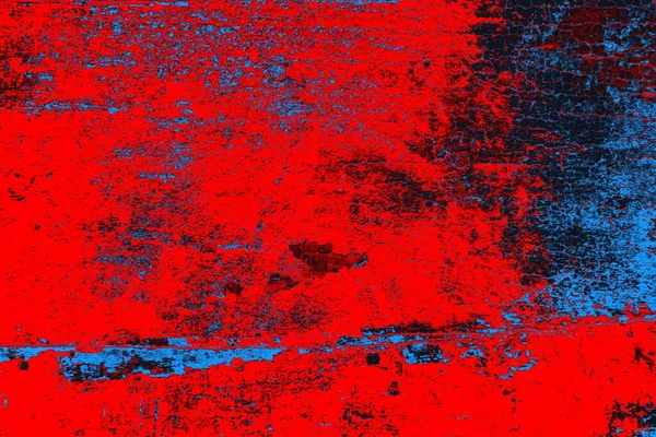 Fondo Textura Pared Grunge Color Rojo Azul Neón —  Fotos de Stock