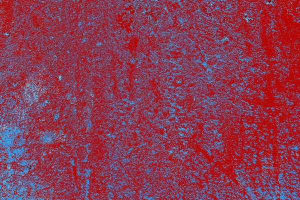 Kırık tarih arkaplanı olan kırmızı, mavi ve siyah grunge duvar