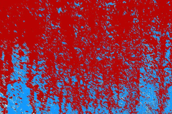 Kırık tarih arkaplanı olan kırmızı, mavi ve siyah grunge duvar