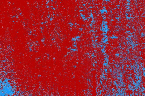 Kırık tarih arkaplanı olan kırmızı, mavi ve siyah grunge duvar
