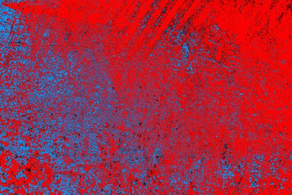 Crimson Rood Blauw Gekleurde Grunge Muur Textuur Achtergrond — Stockfoto