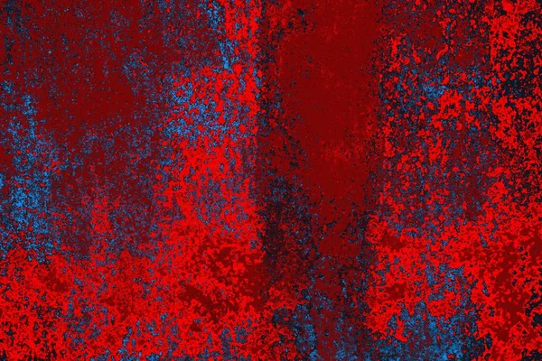 Ярко Красный Синий Цвета Гранж Стены Текстуры Фона — стоковое фото