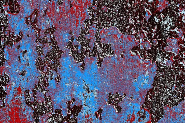 Dökülen boya paslı metal dokusu