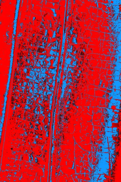 Kırmızı ve mavi renkli grunge duvar dokusu arkaplanı