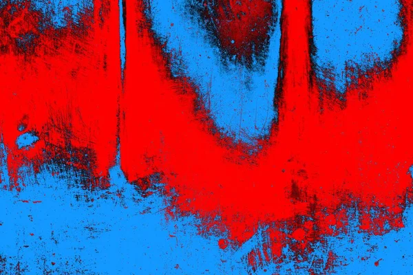 Kırmızı Mavi Renkli Grunge Duvar Dokusu Arkaplanı — Stok fotoğraf