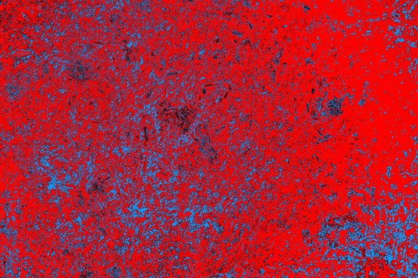 Neon kırmızı ve mavi renkli grunge duvar dokusu arkaplanı