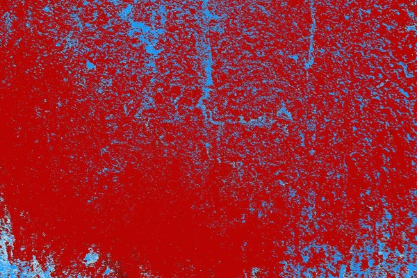 Kırık tarih arkaplanı olan kırmızı, mavi ve siyah grunge duvar