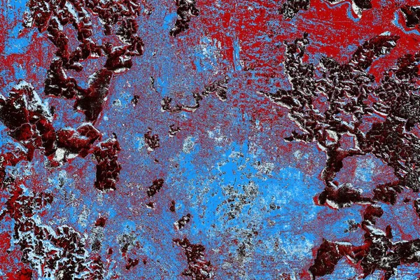 Dökülen boya paslı metal dokusu