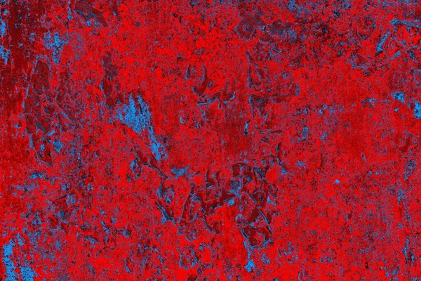 Kırmızı ve mavi renkli grunge duvar dokusu arkaplanı