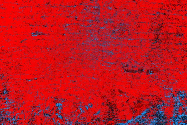 Neon kırmızı ve mavi renkli grunge duvar dokusu arkaplanı