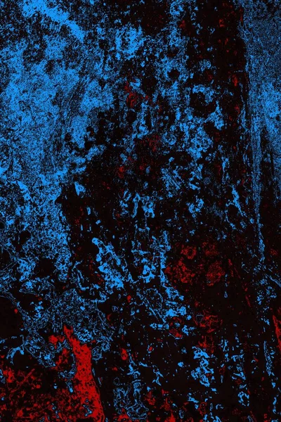 Koyu renkli ses, arka planda çatlaklar olan grunge duvar dokusu