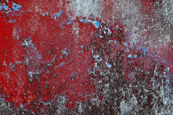 Dökülen boya paslı metal dokusu