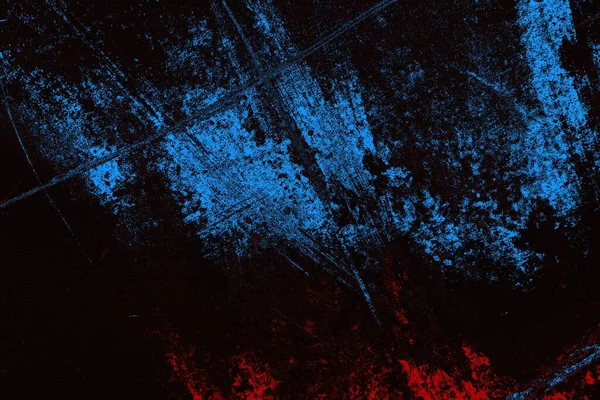 Koyu renkli ses, arka planda çatlaklar olan grunge duvar dokusu