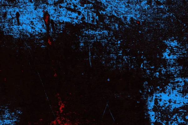 Koyu renkli ses, arka planda çatlaklar olan grunge duvar dokusu