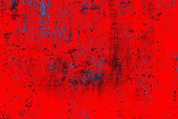 Parlak kırmızı ve mavi renkli grunge duvar dokusu arkaplanı