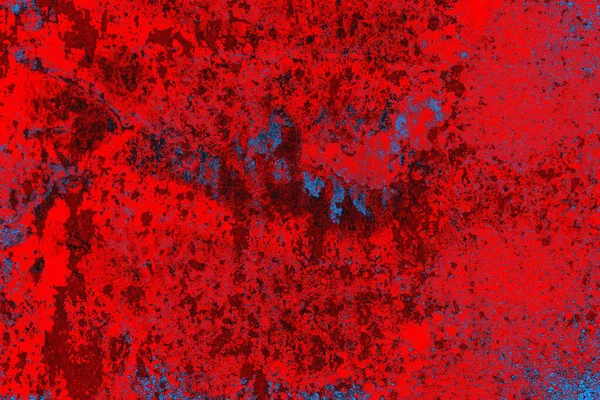 Neon Vermelho Azul Colorido Grunge Parede Textura Fundo — Fotografia de Stock