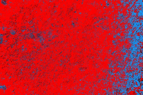 Rouge Fluo Bleu Fond Texture Mur Grunge Couleur — Photo