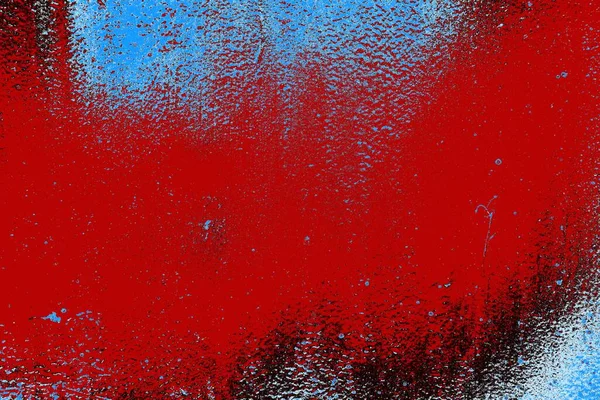 Rood Blauw Zwart Gekleurde Grunge Muur Textuur Achtergrond — Stockfoto