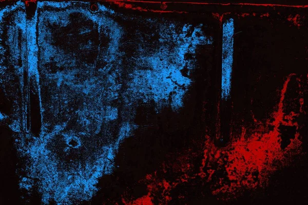 Koyu renkli ses, çatlak ve arkaplanı su sıçratan grunge duvar dokusu