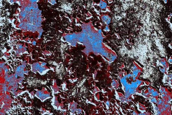 Dökülen boya paslı metal dokusu