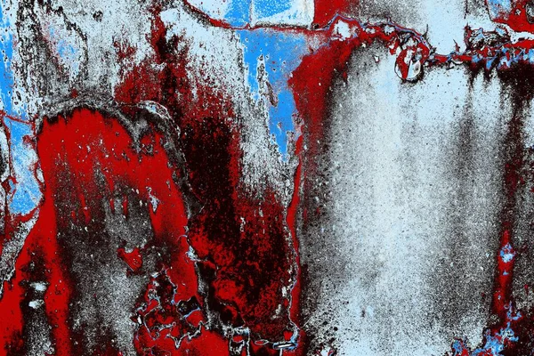 Dökülen boya paslı metal dokusu