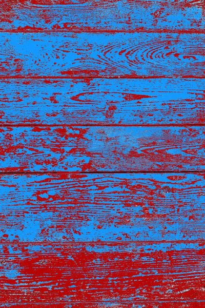 Kırık tarih arkaplanı olan kırmızı, mavi ve siyah grunge duvar