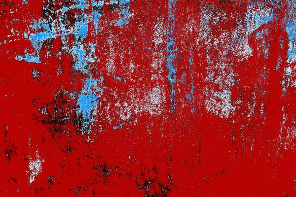 Fondo Textura Pared Grunge Color Rojo Azul Negro — Foto de Stock