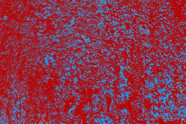 Kırık tarih arkaplanı olan kırmızı, mavi ve siyah grunge duvar