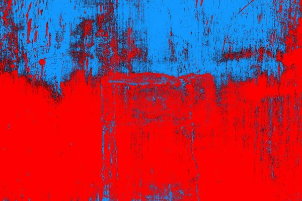 Neon kırmızı ve mavi renkli grunge duvar dokusu arkaplanı