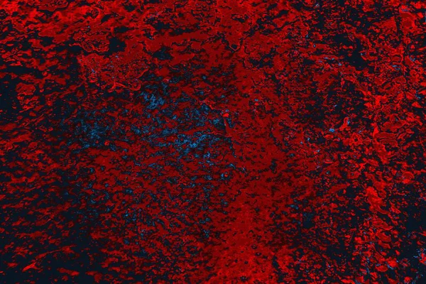 Kırmızı ve mavi renkli grungy duvar, desenli arka plan