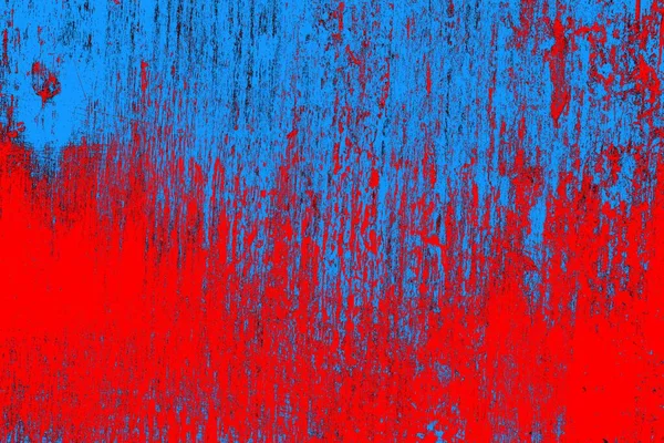 Neon kırmızı ve mavi renkli grunge duvar dokusu arkaplanı