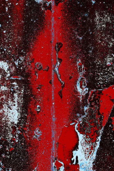 Dökülen boya paslı metal dokusu