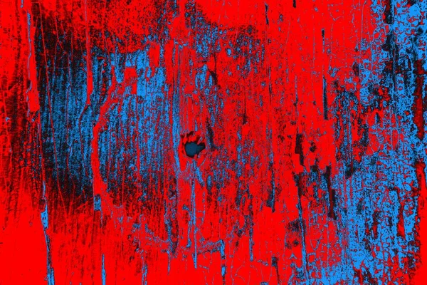 Crimson Rood Blauw Gekleurde Grunge Muur Textuur Achtergrond — Stockfoto